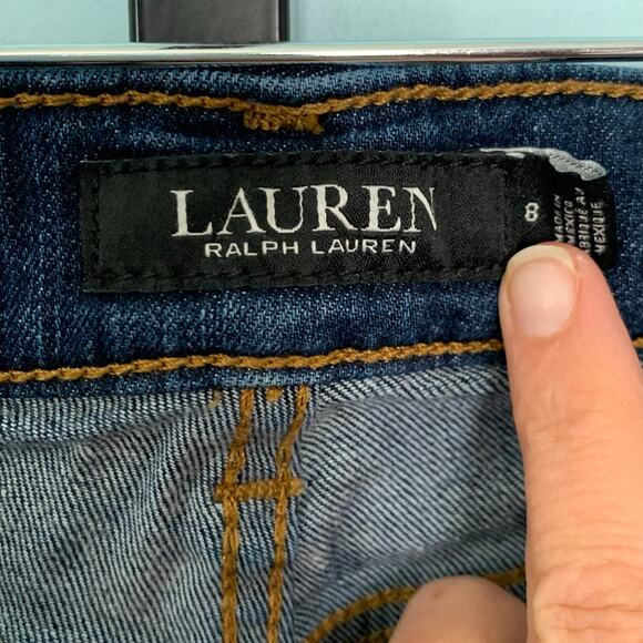 Ralph Lauren Straight Leg Jeans Size 8 - Picture 5 of 9